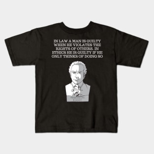 Philosophy quote Kids T-Shirt